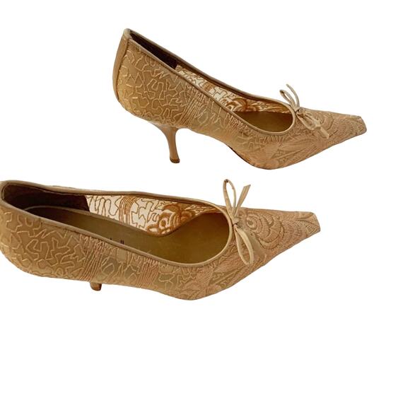 Jeffrey Campbell Gracious Pump NEW Tan Size 5.5 - Picture 9 of 12